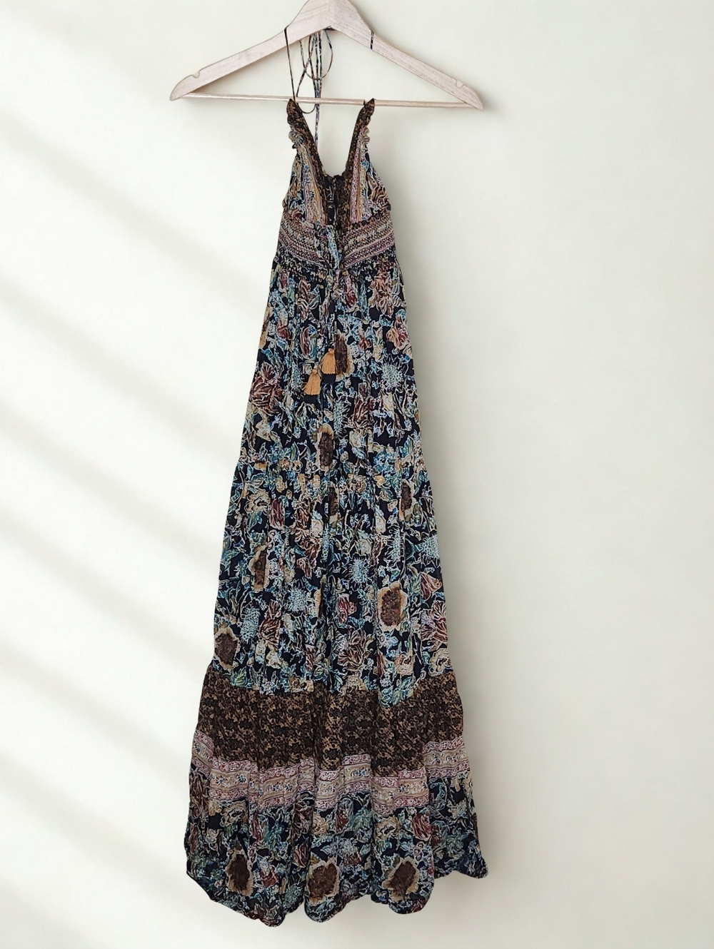 Free People Real Love Maxi Dress in Twilight Combo XS - Picture 10 of 14